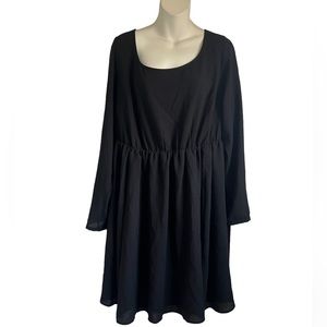 Black Skater Strappy Back